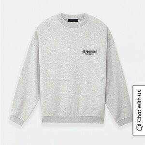 Essentials Fear of God crewneck sweatshirt size large